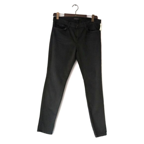 J Brand Women's Size 32 Olive Green Dare Mid Rise Skinny Jeans Stretch Denim NWT - Picture 1 of 8